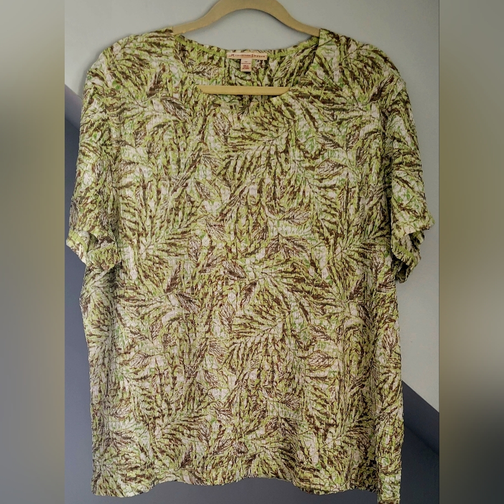 "Crinkled"  blouse